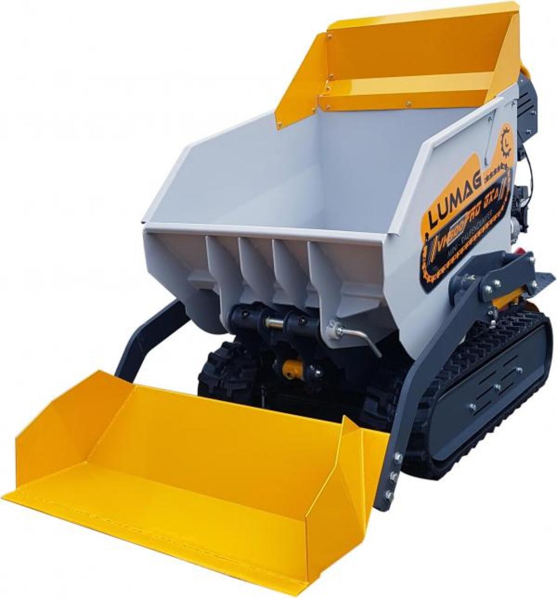 Lumag Maschinen Mini Dumper VH 500 PRO DA Hydraulischkippen mit Diesel Motor und Ladeschaufel