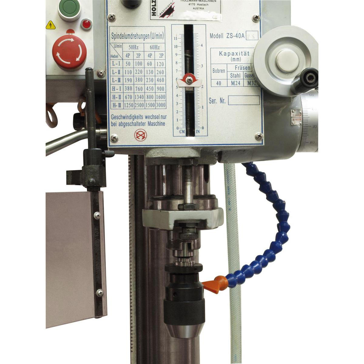 Holzmann Maschinen Getriebebohrmaschine mit XL Bohrtisch ZS40HS_400V